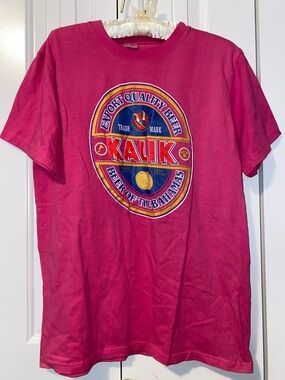 Kalik Beer of the Bahamas Bright Pink T-Shirt